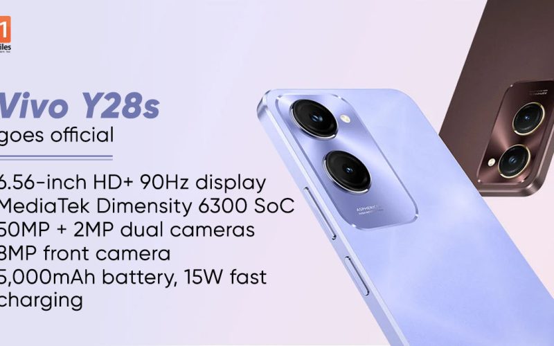 Vivo Y28s 5G Revealed with MediaTek Dimensity 6300 SoC