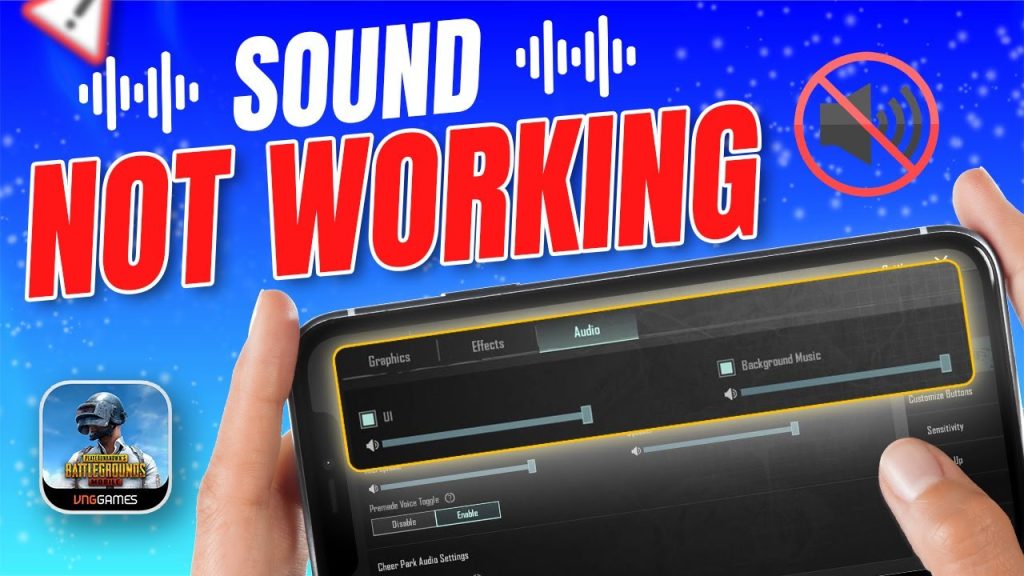 PUBG Mobile No Sound, What is the Solution?